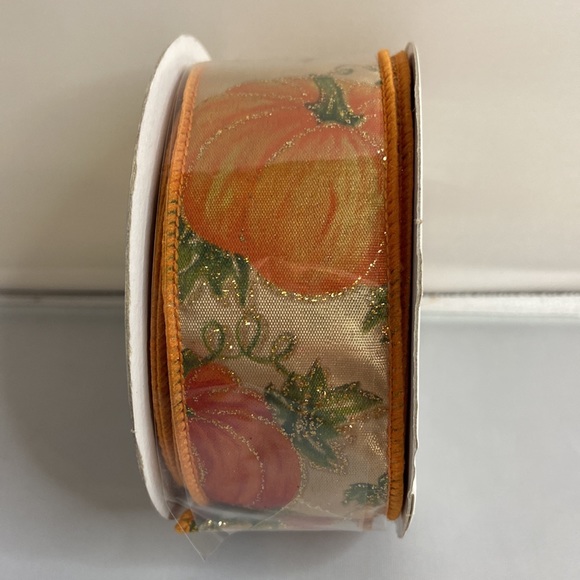 10 Yards of Expressions Fall Wired Ribbon - Picture 3 of 7